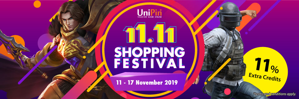 UniPin Shopping Festival 11.11